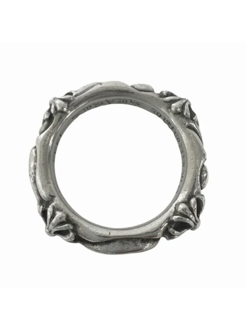 Chrome Hearts Sbt Band Ring 925 Sterling Silver